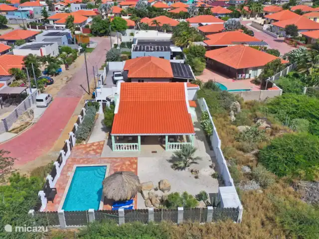 Location de Vacances Aruba, Paradera, Modanza, villa - Villa La Granda Photo de drone