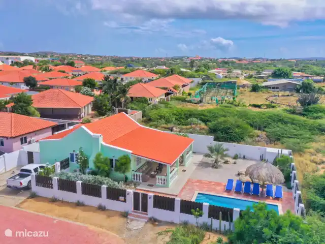 Location de Vacances Aruba, Paradera, Modanza, villa - Villa La Granda Photo de drone