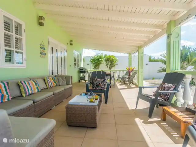Location de Vacances Aruba, Paradera, Modanza, villa - Villa La Granda Détendez-vous sous la véranda