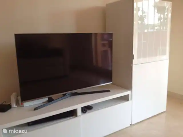 Location de Vacances Espagne, Costa del Sol, Benalmádena, appartement - Appartement ensoleillé sur la plage grand écran plat