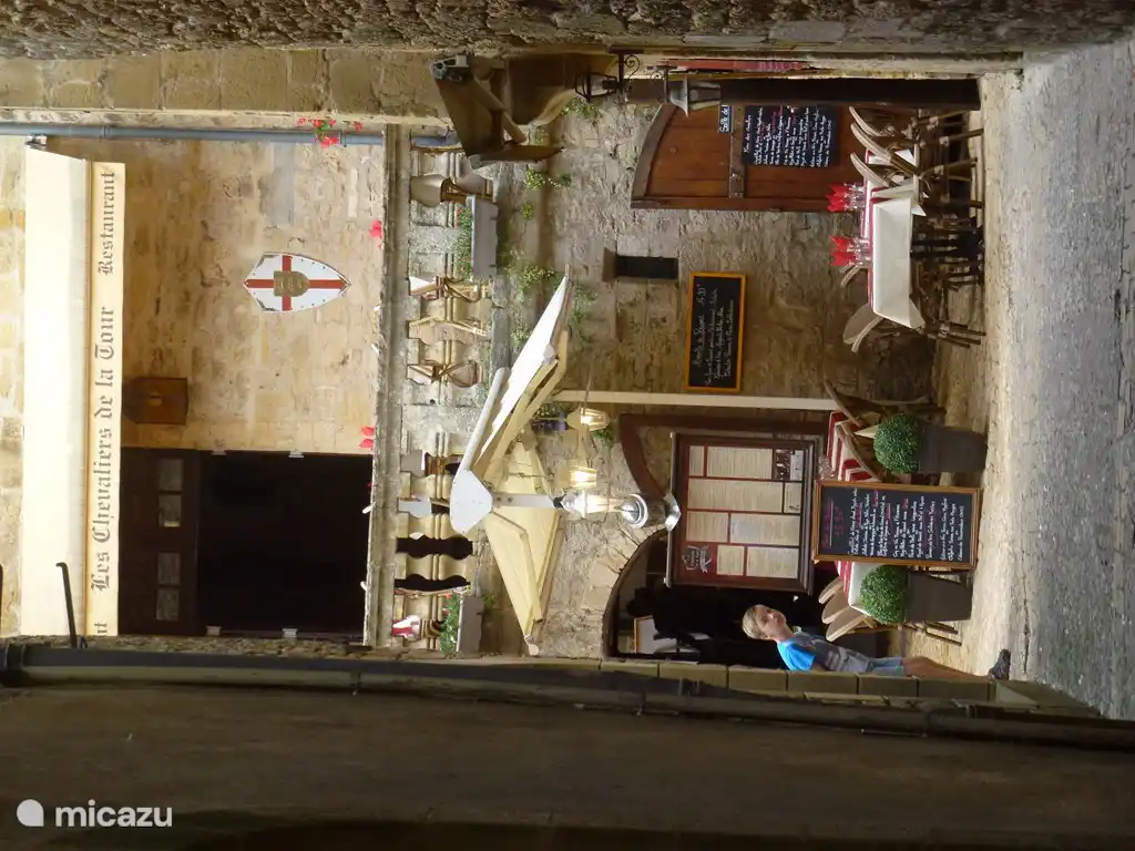 Restaurant in Sarlat.