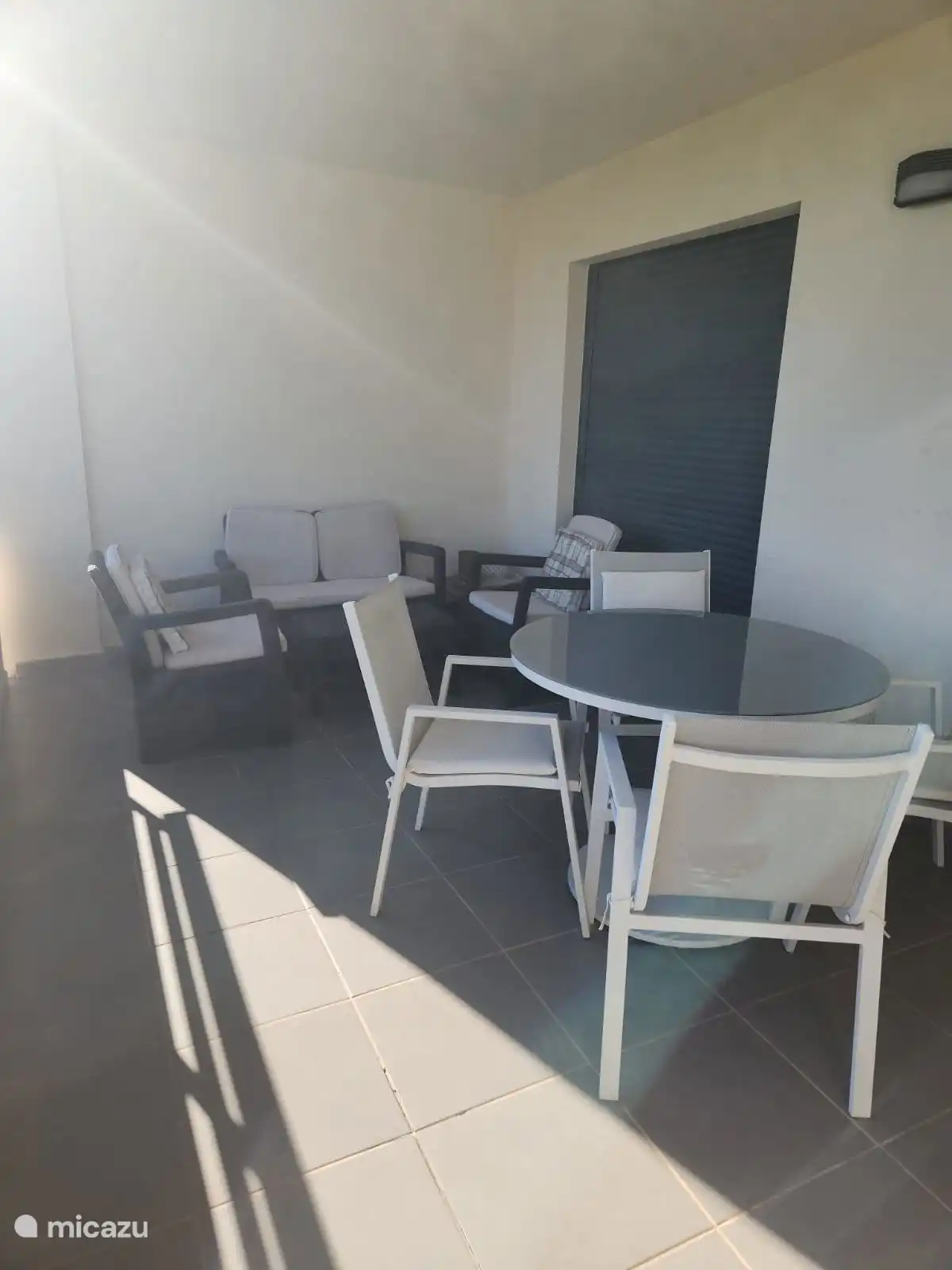 Terrace south facing