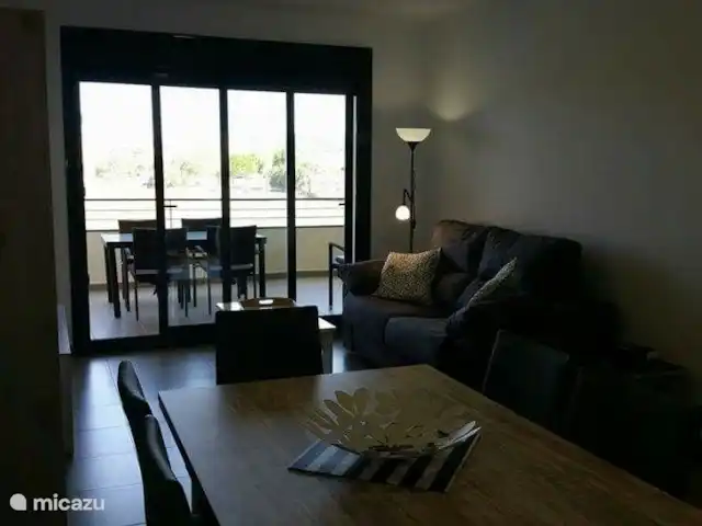 Apartamento Isleta Marina en España, Costa Blanca, Jávea - apartamento Salón y comedor con sofá cama