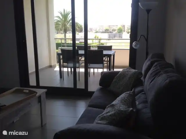 Apartamento Isleta Marina en España, Costa Blanca, Jávea - apartamento Salón con vistas a la terraza