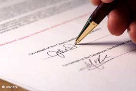 Rental agreement and House Rules 