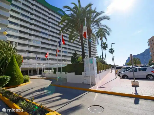 Location de Vacances Espagne, Costa Blanca, Calpe, appartement - Maison Delmolino Entrée de l’Edificio Esmeralda
