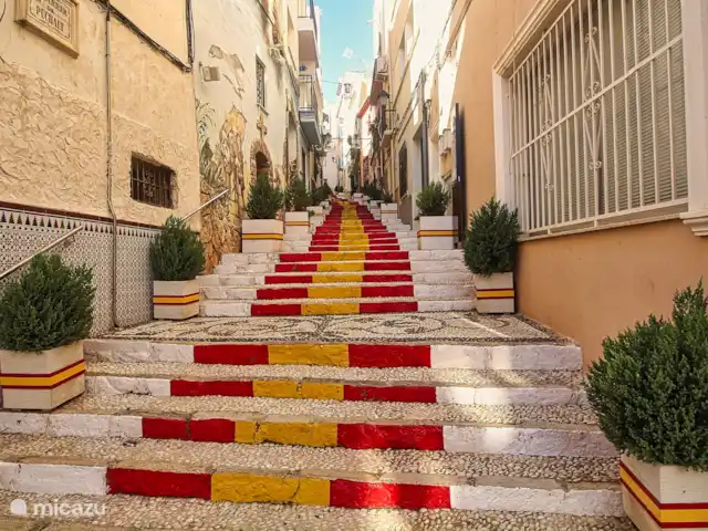 Location de Vacances Espagne, Costa Blanca, Calpe, appartement - Maison Delmolino Escaliers de la vieille ville