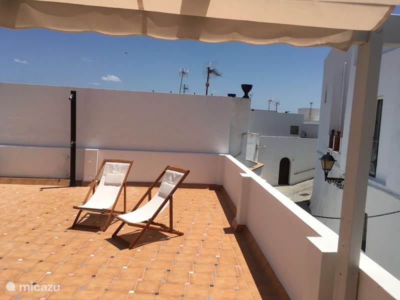 Vakantiehuis Spanje, Andalusië, Vejer de la Frontera Stadswoning Casa Azulen