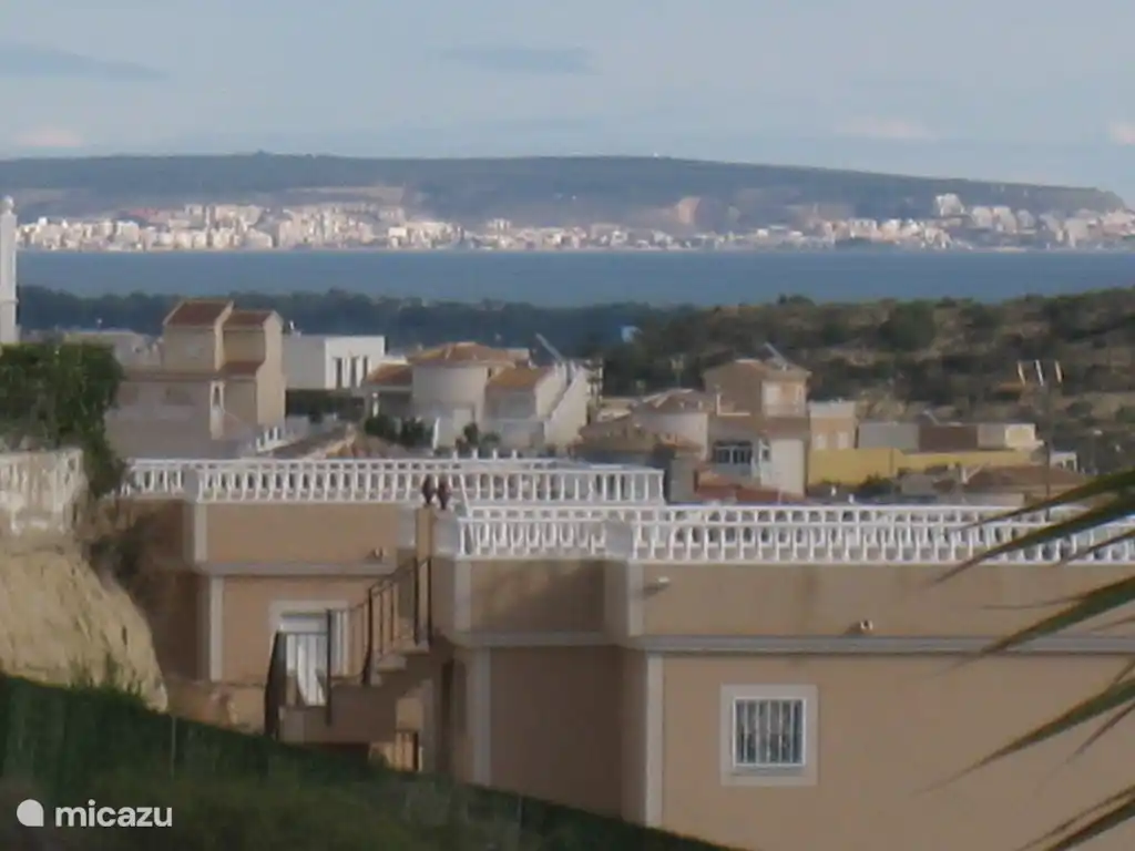 Vue sur la mer et Santa Pola.