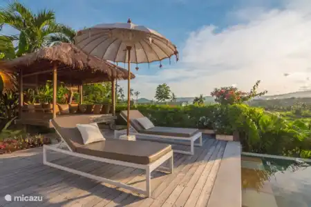 Vakantiehuis Indonesië, Bali, Tumbu villa Villa Diam tuin