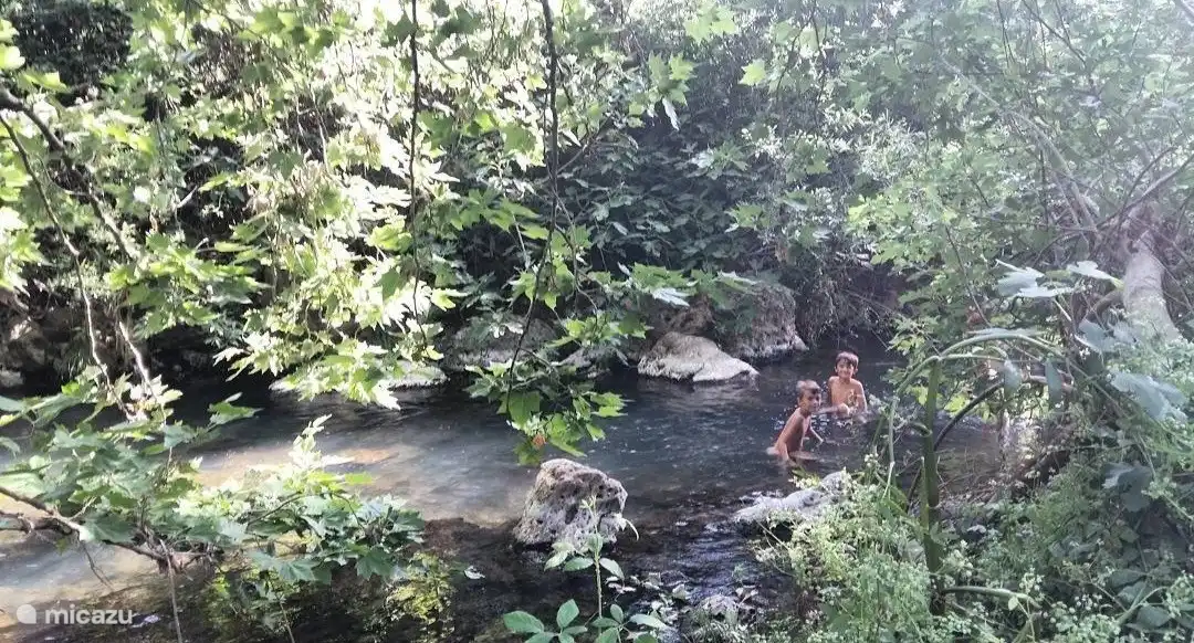 si agréable de chercher des tortues dans la rivière! Situé directement à notre maison, via un chemin vers le bas.