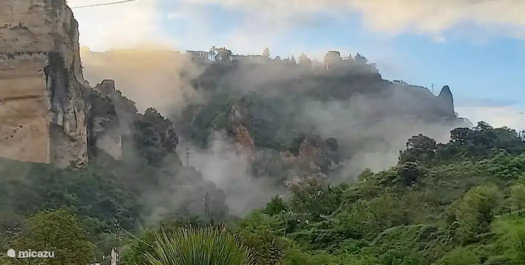 vue le matin depuis 1 des terrasses