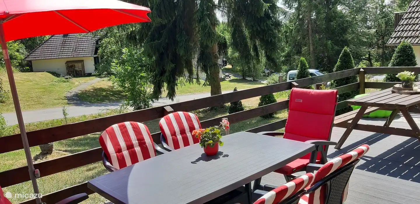 Blick von der Terrasse.