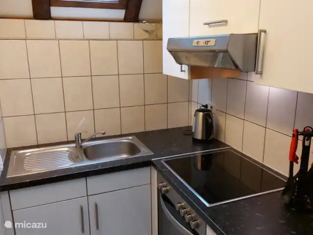 Vélos électriques de randonnée *The Apple Blossom* | Allemagne, Sauerland, Frankenau - maison de vacances Vaste inventaire, lave-vaisselle, lave-linge, four, micro-ondes, réfrigérateur avec congélateur, plaque vitrocéramique 4 feux, grille-pain, moules à pâtisserie, etc.