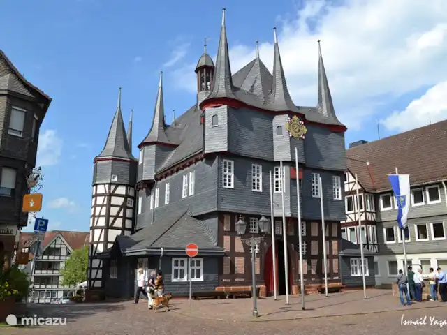 Vélos électriques de randonnée *The Apple Blossom* | Allemagne, Sauerland, Frankenau - maison de vacances Frankenberg est à seulement 13 km. Un bel endroit avec un vieil hôtel de ville et de bons magasins