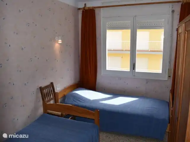 Tramuntane 3 | Espagne, Costa Brava, Colera - appartement Chambre 1 avec 2 lits simples spacieux.