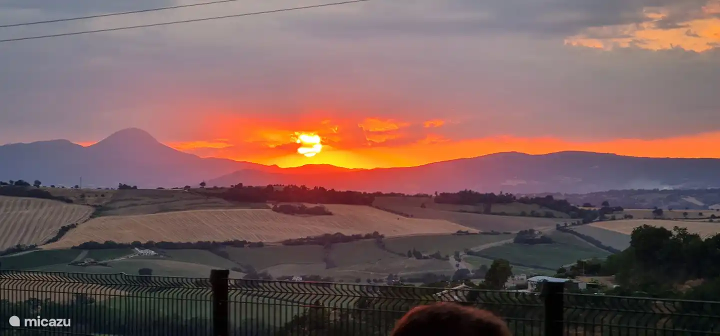 View from our favorite Restaurant in our village. Always breathtaking! And real Italian cuisine and super friendly service. Nothing is too much.
