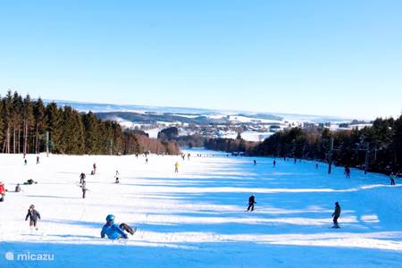Ski slope of Baraque de Fraiture