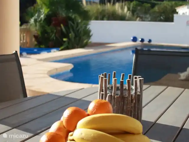 Casa Pieta | Espagne, Costa Blanca, Moraira - villa De la Naya couverte à l'extérieur une belle vue sur la piscine