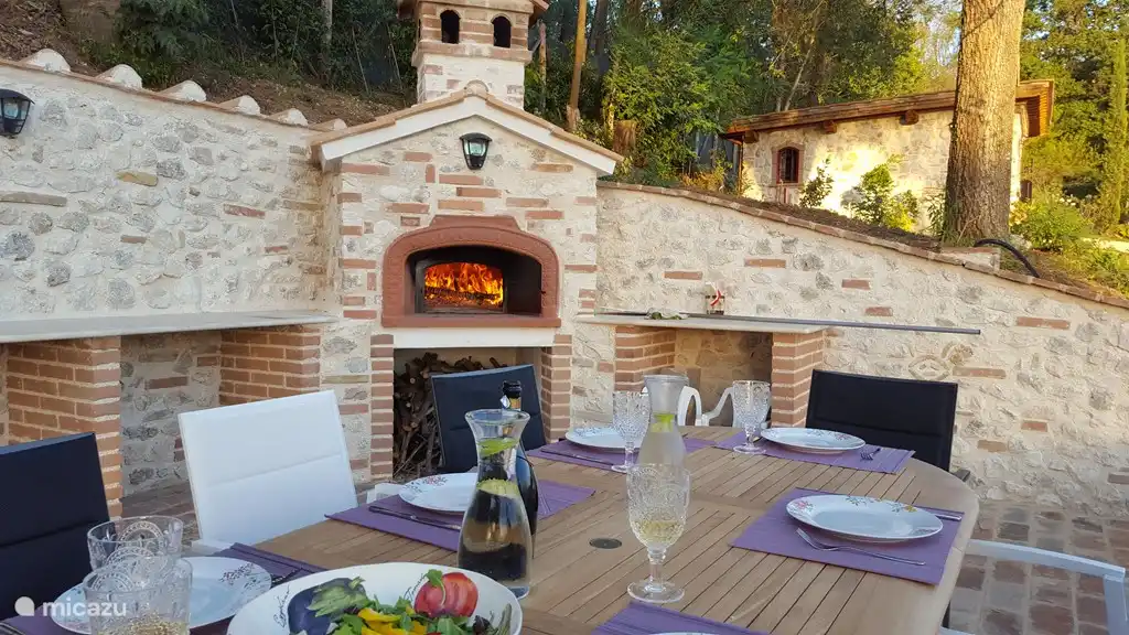 Terrasse four à pizza