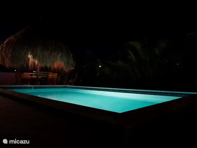 N-Joy Apartments - 2 chambres - piscine | Curaçao, Banda Ariba (est), Brakkeput Mei - appartement La piscine la nuit