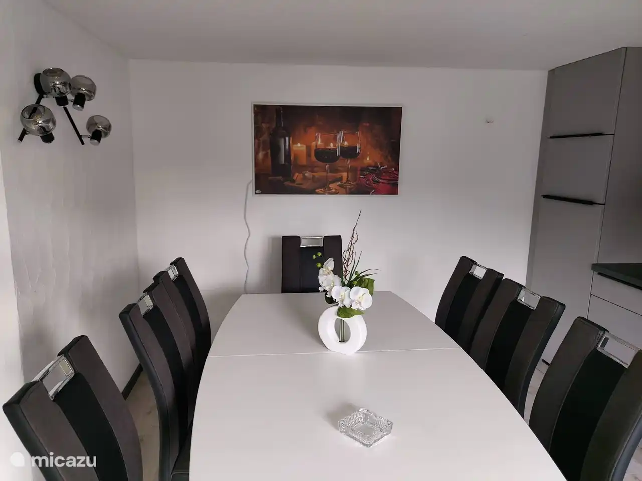 Küche mit Infrarotheizung