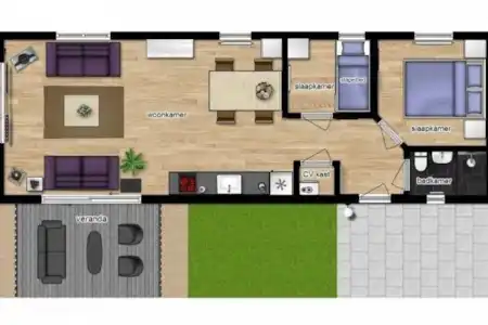 Vakantiehuis Nederland, Utrecht, Rhenen chalet Vakantiehuis in Rhenen! - Nr.179 9