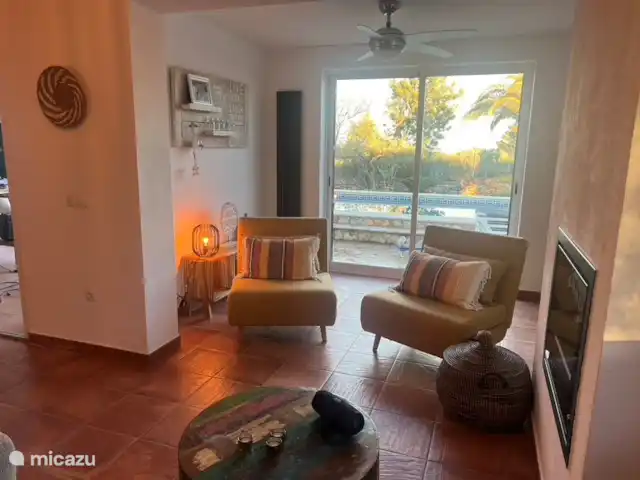 Villa Estel avec piscine privée | Espagne, Costa Dorada, L'Ampolla - villa 2 fauteuils canapé pouvant être transformés en lit double.