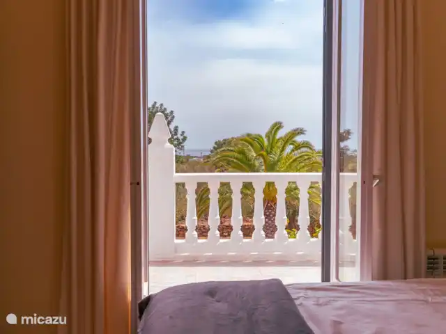 Villa Estel avec piscine privée | Espagne, Costa Dorada, L'Ampolla - villa porte-patio chambre 1 et balcon 1er étage
