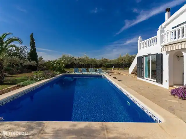 Villa Estel avec piscine privée | Espagne, Costa Dorada, L'Ampolla - villa piscine avec transats