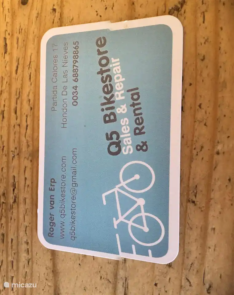 Si vous aimez le vélo, vous pouvez louer un vélo chez nos voisins….