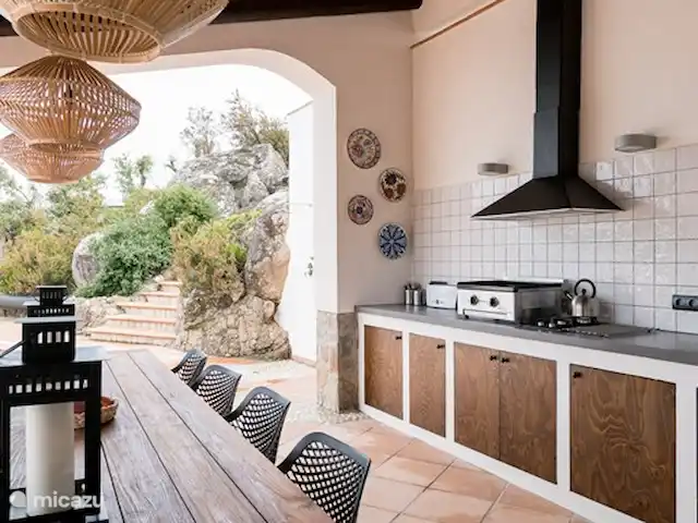 Villa Domallyse huren in Spanje, Costa Brava, Calonge - villa Fantastische buitenkeuken met grillplaat