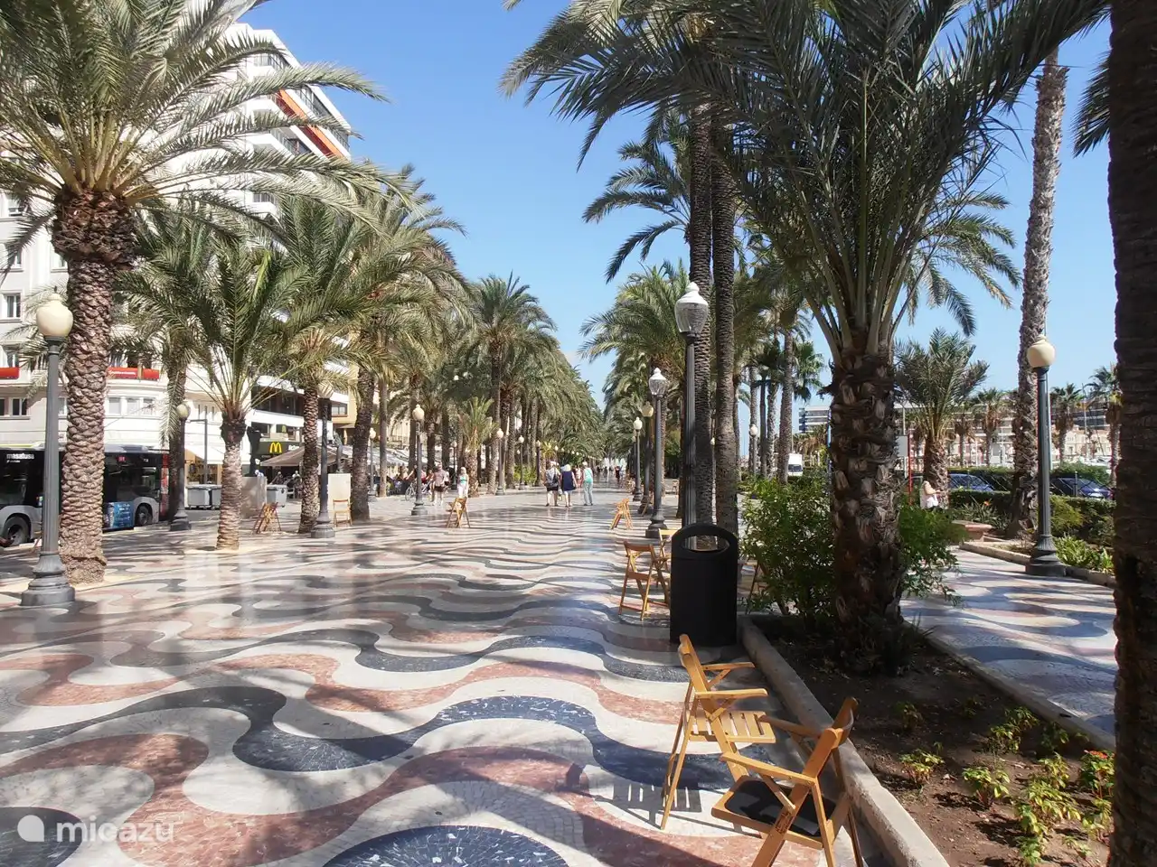 De boulevard van Alicante.