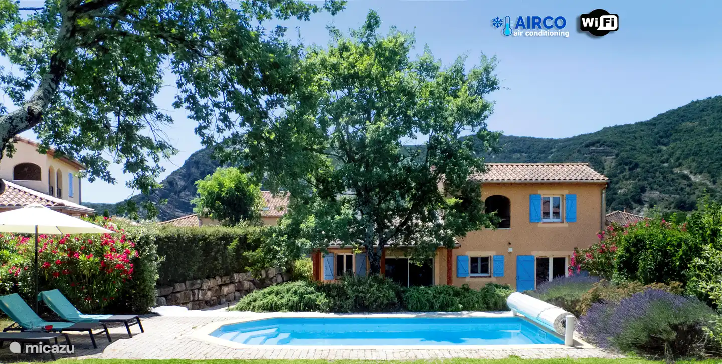 Rent Villa Beau Reve With Private Pool In Vallon Pont D Arc Ardeche Micazu