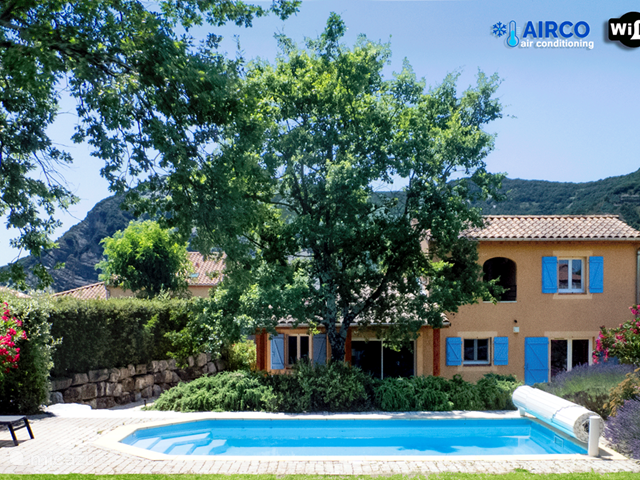Luxe accommodatie, Frankrijk, Ardèche, Vallon-Pont-d'Arc, villa Villa Beau Rêve met privé zwembad