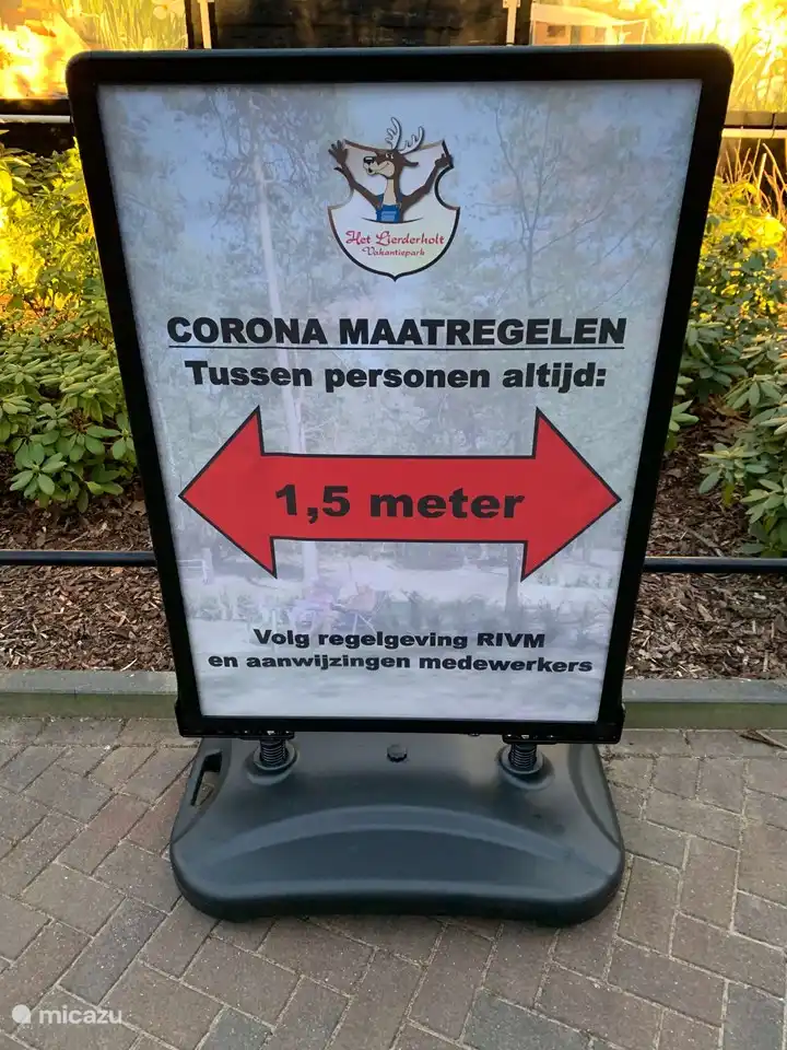Verhuur is toegestaan! Let wel op de 1,5 meter afstand.