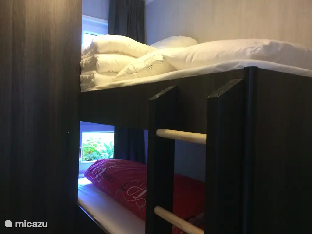 Das 3. Schlafzimmer hat ein Etagenbett.