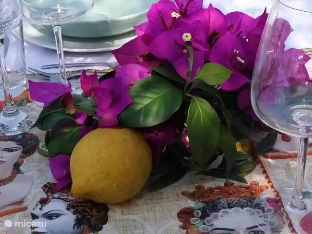 Casa Oliva Nera- Lemon Suite huren in Italië, Sicilië, Acireale - appartement Geen zin om te koken? Davide kookt graag op aanvraag.  Romantisch dineren onder de olijfbomen of een hapje eten op uw eigen terras!