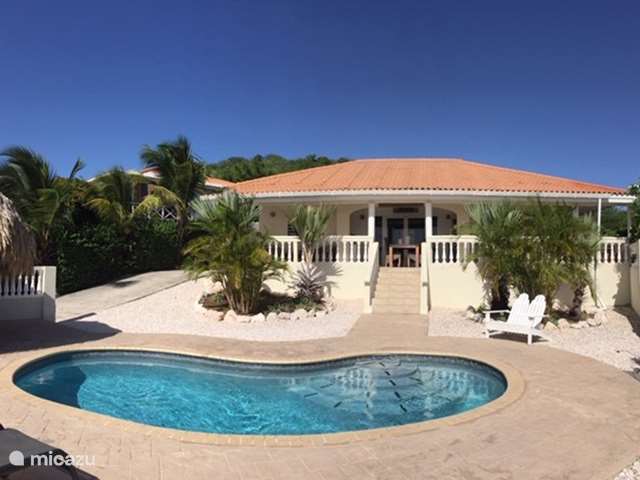 Overwinteren, Curaçao, Banda Abou (west), Fontein, villa Villa Rayo di Solo met zeezicht