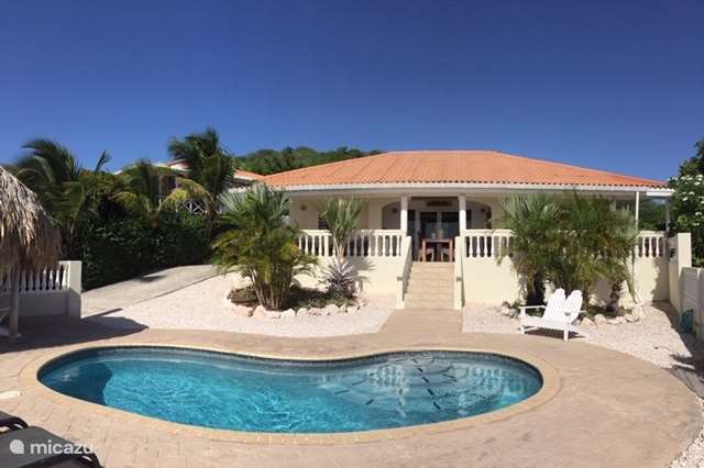 Ferienwohnung Curaçao, Banda Abou (West), Fontein - villa Villa Rayo di Solo mit Meerblick