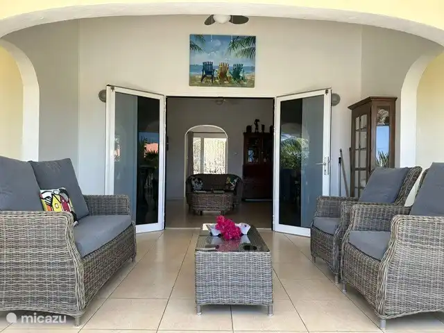 Villa Rayo di Solo con vista al mar en Curazao, Bandabou (oeste), Fontein - villa El Porche
