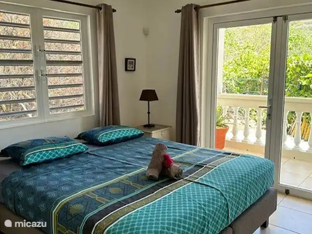Villa Rayo di Solo con vista al mar en Curazao, Bandabou (oeste), Fontein - villa Recamara principal