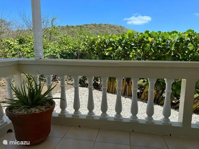 Villa Rayo di Solo con vista al mar en Curazao, Bandabou (oeste), Fontein - villa Vista desde el dormitorio principal