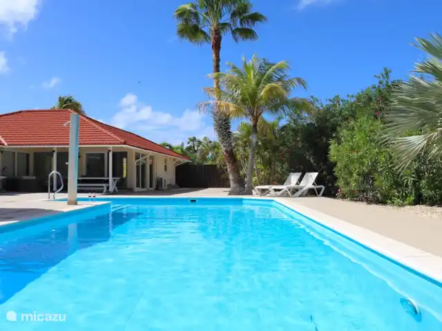 Location de Vacances Aruba, Nord, Sabana Liber, villa - Aruba Villa Floride Vue de la piscine