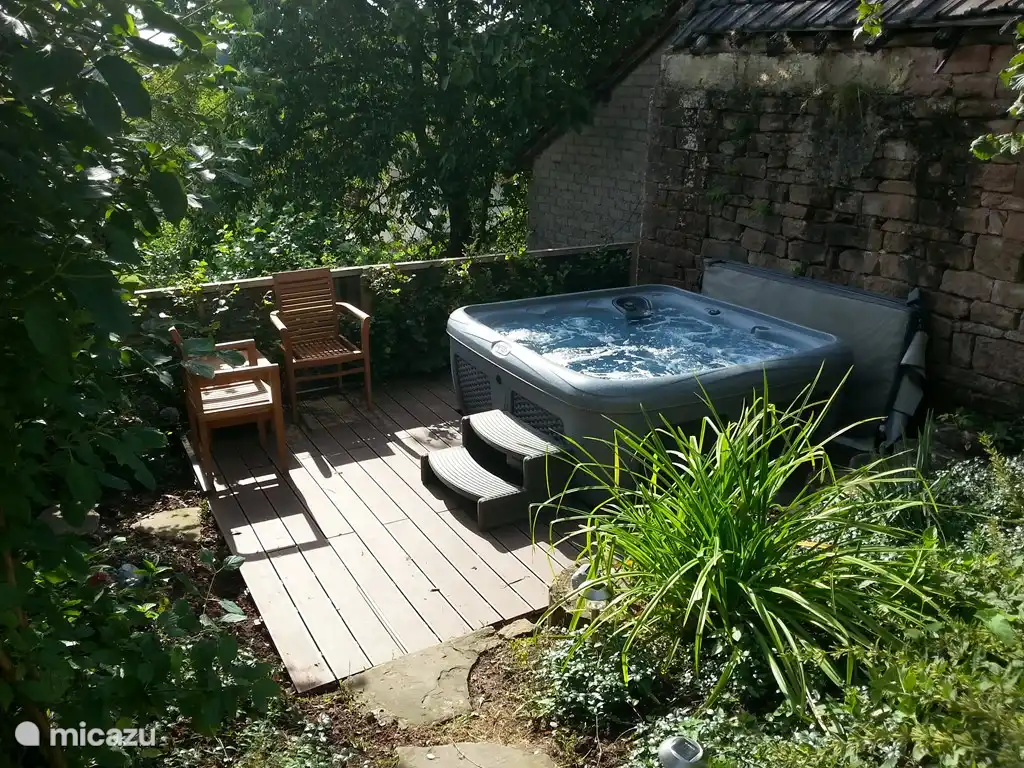 el spa al aire libre se puede utilizar durante todo el a&#241;o