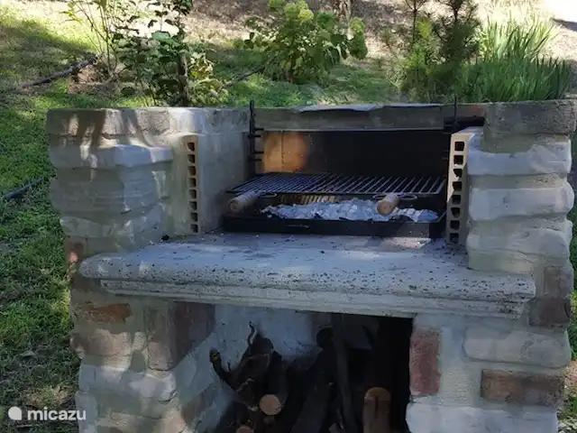 Villa Bellavista en Italia, Lacio, Stimigliano - casa vacacional barbacoa