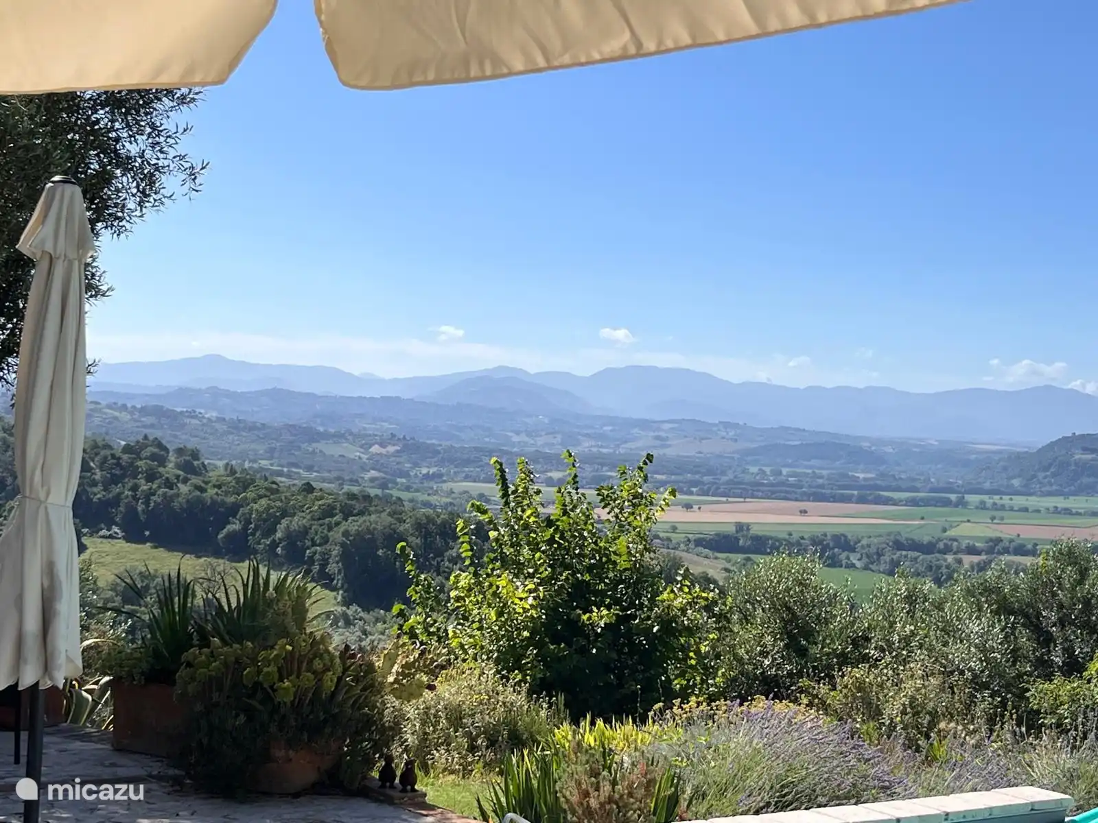 Vista sobre el valle del Tíber 