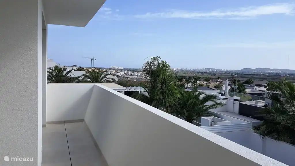 schöne Aussicht vom Balkon