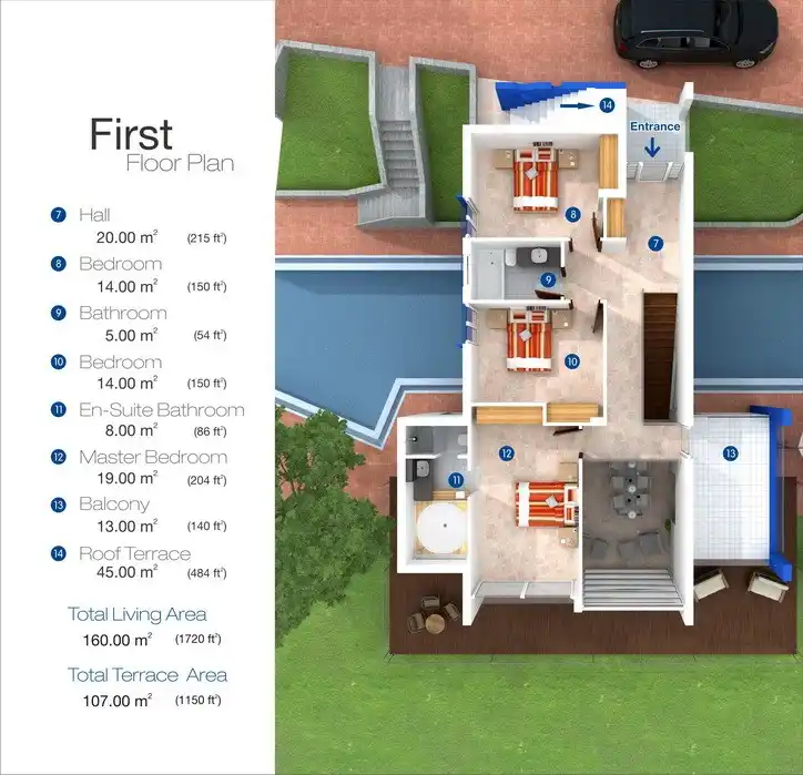 A Villa Sun City Aqua 9 In Kusadasi Aegean Sea Turkey Micazu Layout