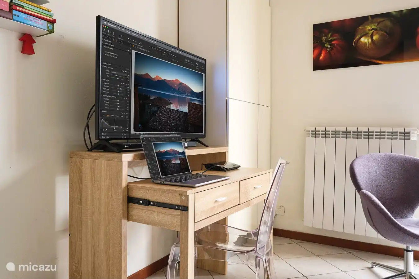 Adecuado para el trabajo remoto.